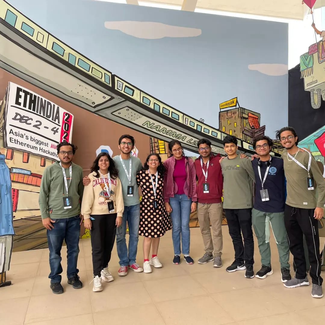 The (partial) team @ETHIndia 22'!