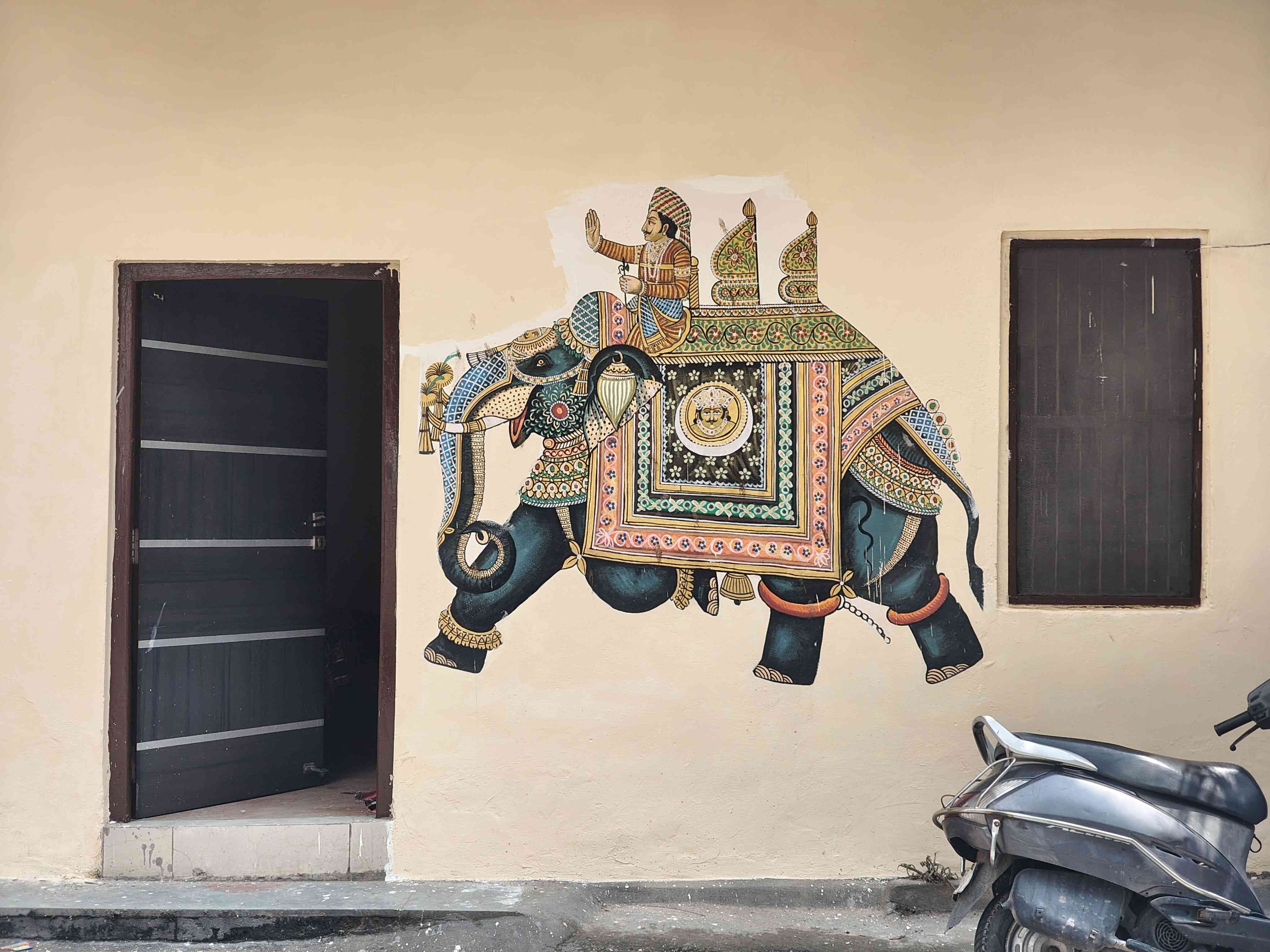 Wall Painting. Udaipur &lsquo;25